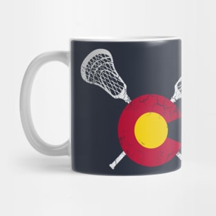 Colorado Lacrosse Flag LAX Mug